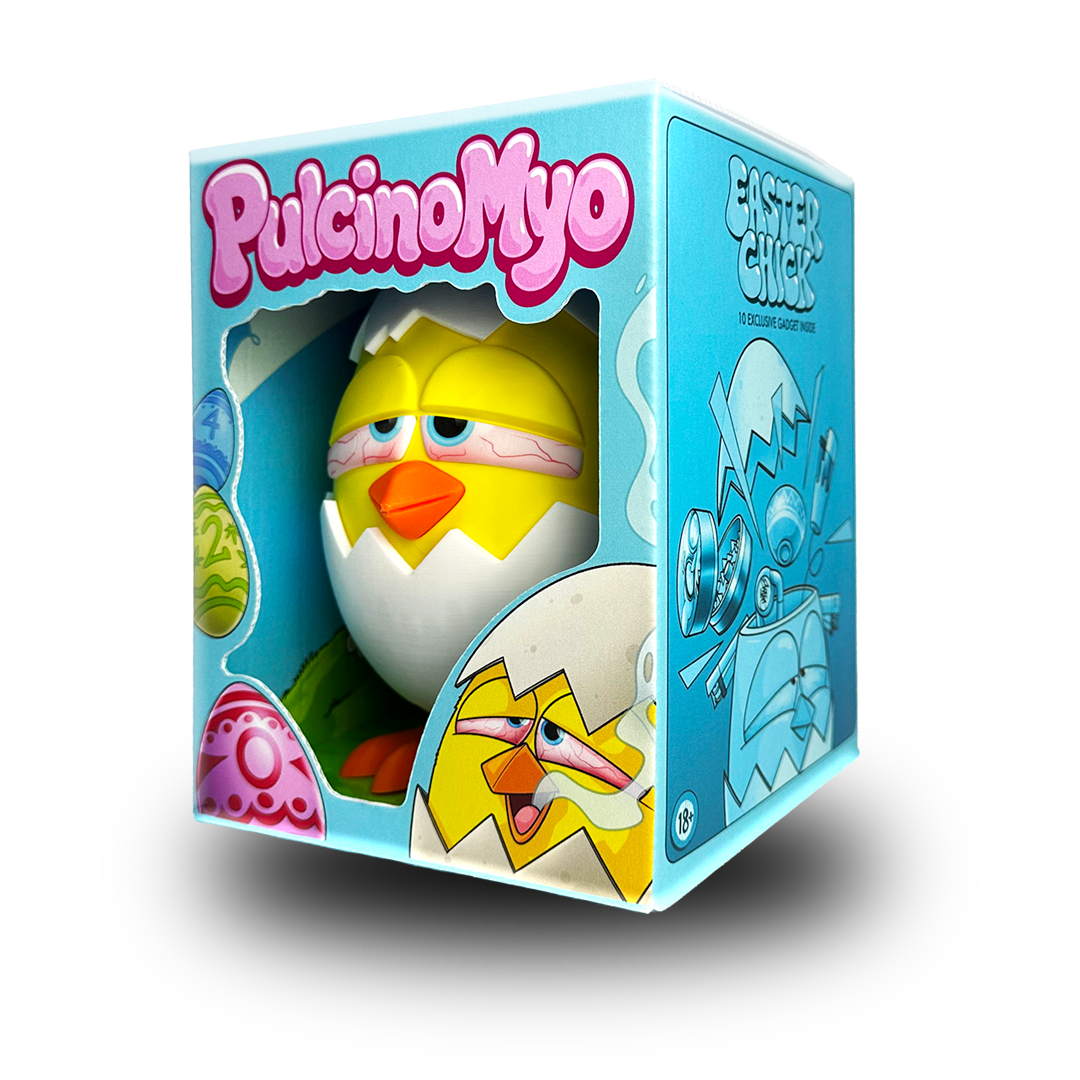 PulcinoMyo nella scatola